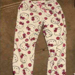 Hello kitty pajama bottoms